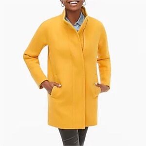 J. Crew Factory Mustard Pea Coat